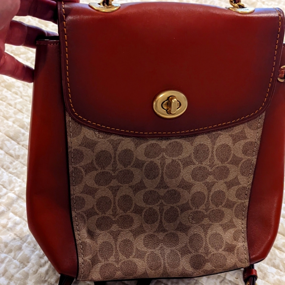 coach parker backpack 18"
